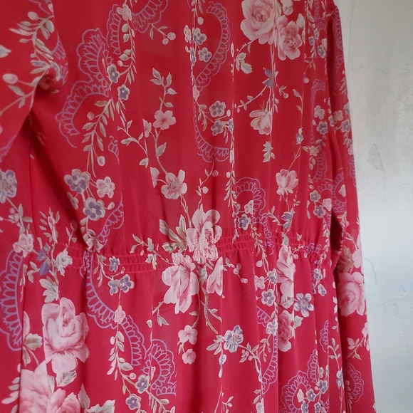 VS Vintage Floral Tie Blouse - Picture 5 of 7